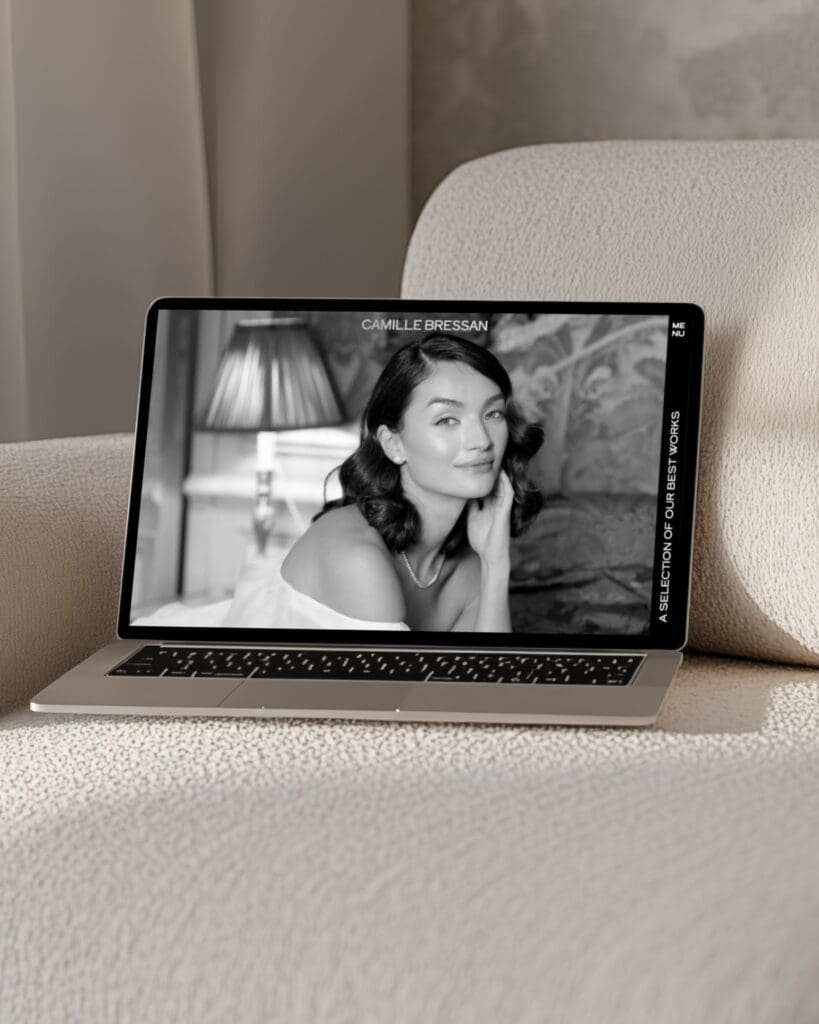 Showit luxury wedding photography website