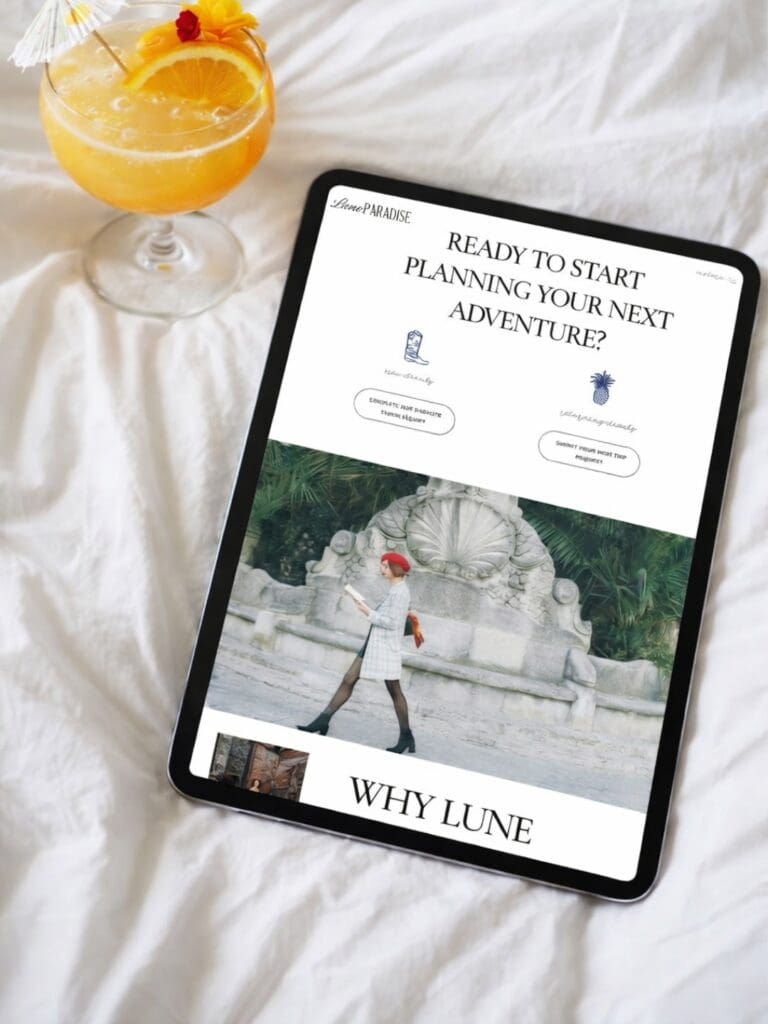 Luxury website design and branding for a female entrepreneur to avoid website mistakes that repel premium clients