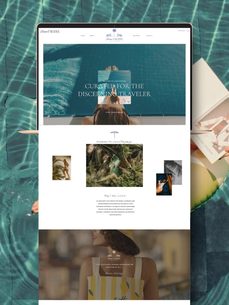Website templates for creative businesses